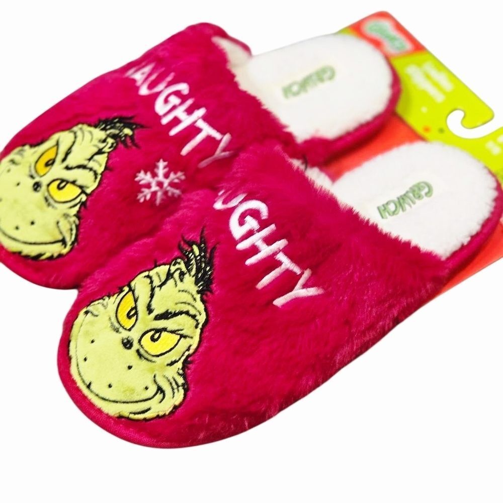 Dr.‎ Suess The Grinch Naughty Indoor/Outdoor Slippers